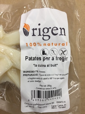 Foto de Patates per a fregir