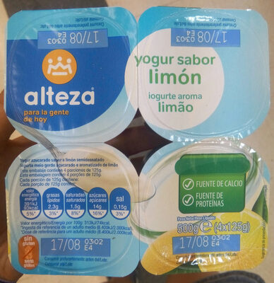 Foto de Yogur sabor limon