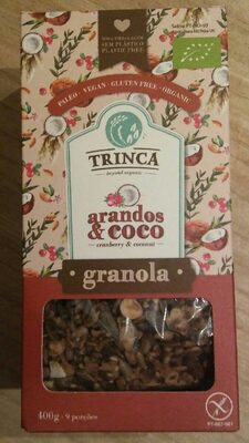 Foto de Granola arándonos y coco
