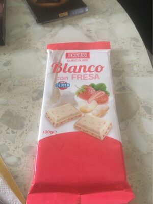 Foto de Chocolate blanco con fresa