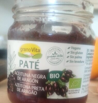 Foto de Paté aceitunas negras de Aragón bio