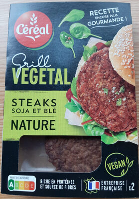 Foto de Grill végétal steak soja et blé