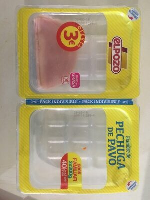 Foto de Fiambre de pechuga de pavo bajo grasa lonchas sin gluten