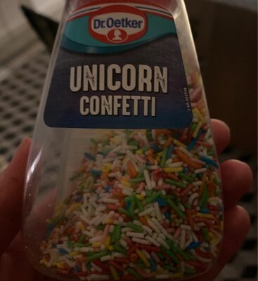 Foto de Dr Oetker unicorn confetti