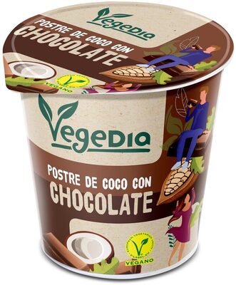 Foto de Postre de coco con chocolate
