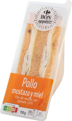 Foto de Sandwich pollo mostaza y miel