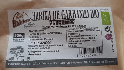Foto de Harina de garbanzo bio