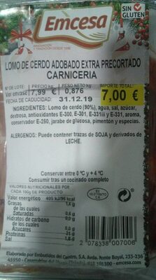 Foto de Lomo de cerdo adobado