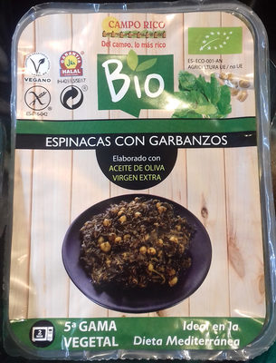 Foto de Espinacas con garbanzos