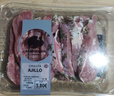 Foto de Chuleta al ajillo de pavo