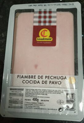 Foto de Fiambre de pechuga cocida de pavo