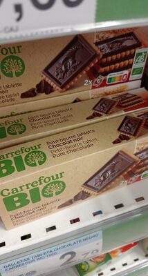Foto de Petit beurre tablette Chocolat noir