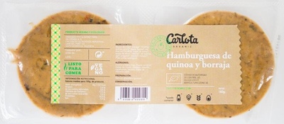 Foto de Hamburguesa de quinoa y borraja