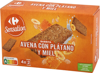 Foto de Barrita Avena Con Plátano Y Miel