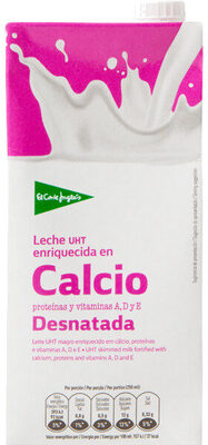 Foto de Leche desnatada enriquecida en calcio