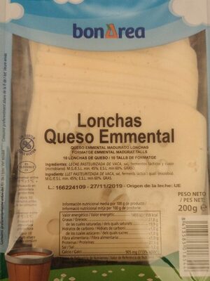 Foto de Lonchas queso emmental