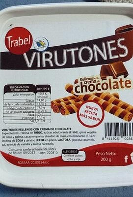 Foto de Virutones rellenos de chocolate