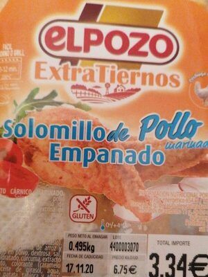 Foto de Solomillo de pollo marinado empanado