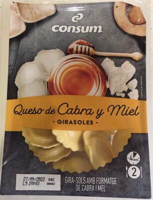 Foto de Girasoles de queso de cabra y miel