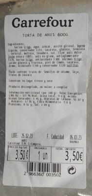 Foto de Torta de anis