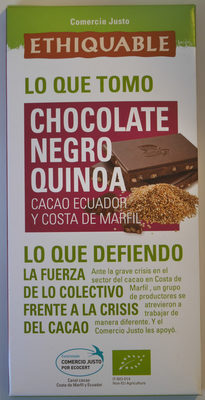 Foto de Chocolate negro quinoa