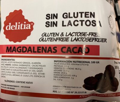 Foto de Magdalenas cacao