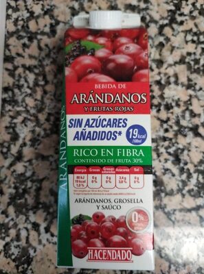 Foto de Bebida de arándanos y frutas rojas