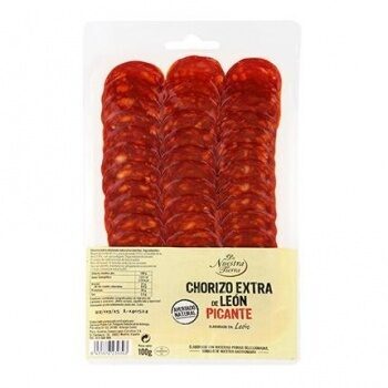 Foto de Chorizo de león picante loncheado