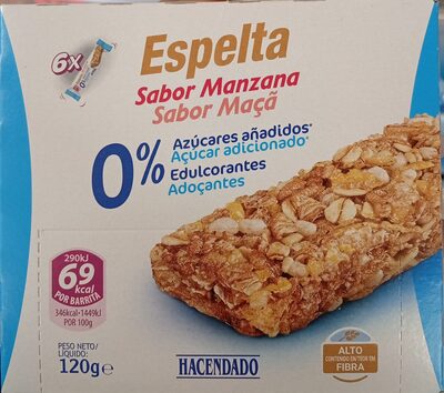 Foto de Barritas de Espelta Sabor Manzana 0%