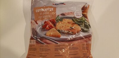 Foto de Cotolette di pollo con spinaci