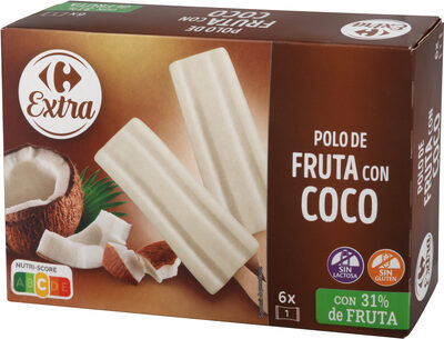 Foto de Polo de fruta con coco