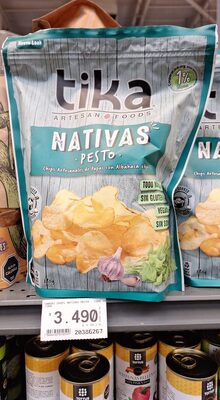 Foto de Tika snack chips activo pesto 180 gr