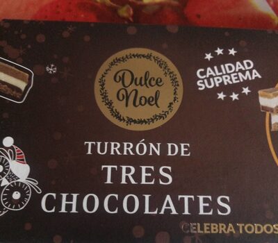 Foto de Dulce Noel. Turrón tres chocolates