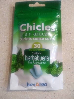 Foto de Chicles sin azúcar sabor hierbabuena
