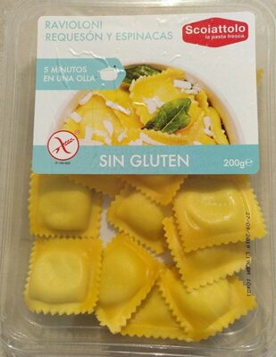Foto de Ravioli Requesón y Espinacas sin gluten