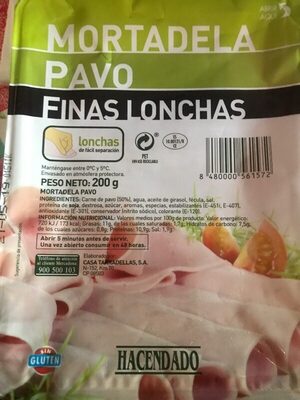 Foto de Mortadela Pavo Finas Lonchas