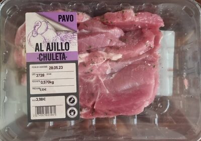Foto de Chuleta de Pavo al ajillo