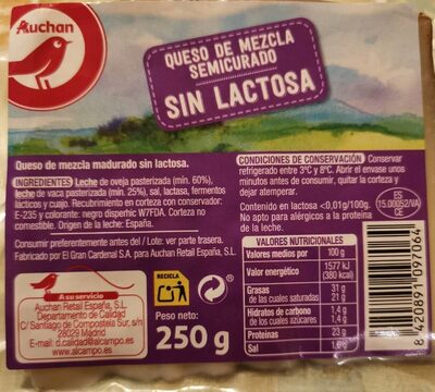 Foto de Queso Mezcla Semicurado
