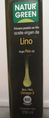 Foto de aceite virgen de lino