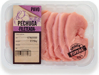 Foto de Pechuga de pavo fileteada