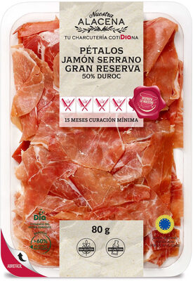 Foto de Pétalos de jamón serrano gran reserva 50% duroc