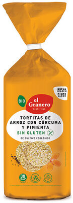 Foto de Tortitas de arroz con cúrcuma y pimienta