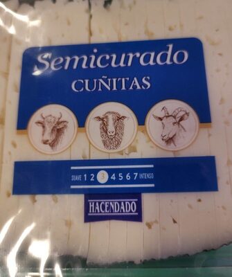 Foto de Queso semicurado cuñitas