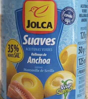 Foto de Aceitunas verdes rellenas de anchoa suaves
