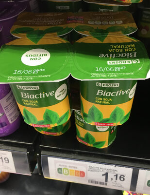 Foto de Biactive con soja natural