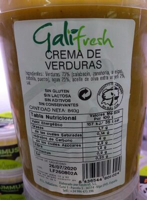 Foto de Crema de verduras