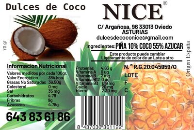 Foto de Cocada piña