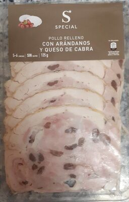 Foto de Pollo relleno con arándanos y queso de cabra
