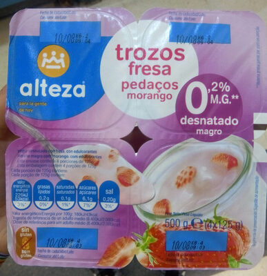 Foto de Yogur trozos fresa