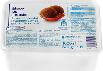 Foto de Helado de chocolate tarrina